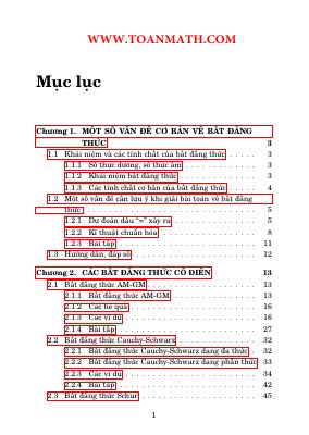 Chuyên đề bất đẳng thức  Nguyễn Tất Thu