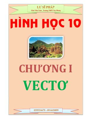 Tài liệu học tập chủ đề Vectơ  Lư Sĩ Pháp