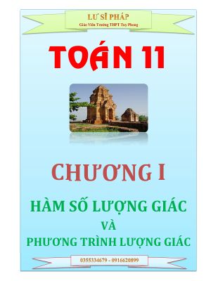 Tài liệu hàm số lượng giác và phương trình lượng giác  Lư Sĩ Pháp