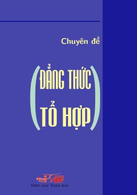 Ebook chuyên đề đẳng thức tổ hợp năm 2013 của diễn đàn toán học