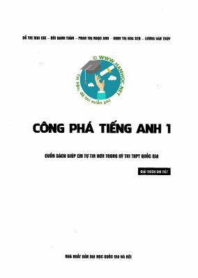 Sách công phá tiếng anh 1 của nhà xuất bản địa học quốc gia hà nội
