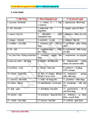 Ebook 44 chủ điểm từ vựng trong part 7 ets toeic của quân minh