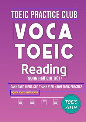 Ebook voca toeic 2019 của toeic practice group