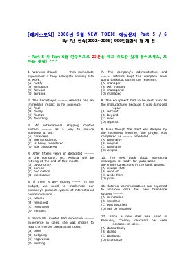 Đề thi thử toeic môn tiếng anh của ms hoa toeic mã 2