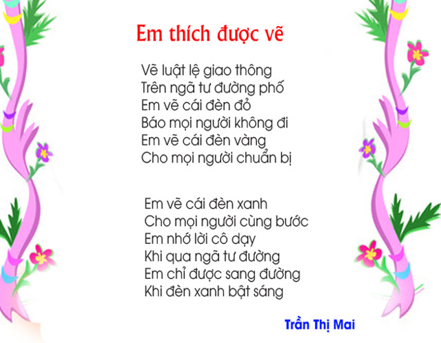 Em thích được vẽ