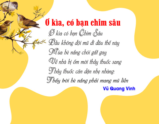 Ô kìa có bạn chim sâu