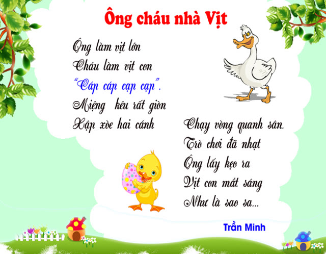Ông cháu nhà vịt