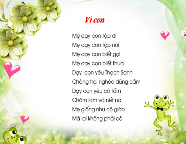 Vì con