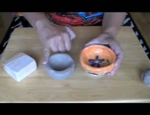 Nặn hình cái bát