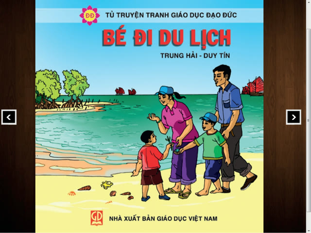 Bé đi du lịch