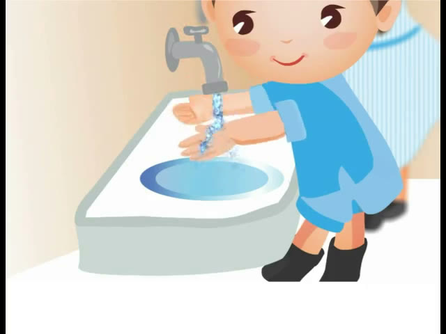 Rửa tay sau khi vệ sinh