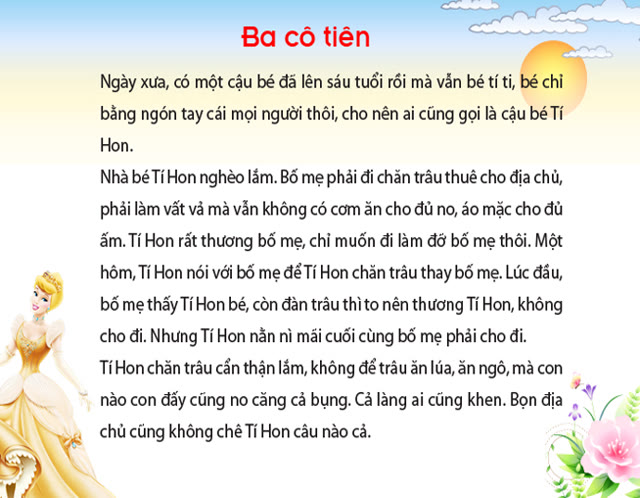 Bộ tranh ảnh: Ba cô tiên