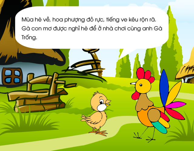 Gà con không vâng lời mẹ (truyện tranh có lời đọc)