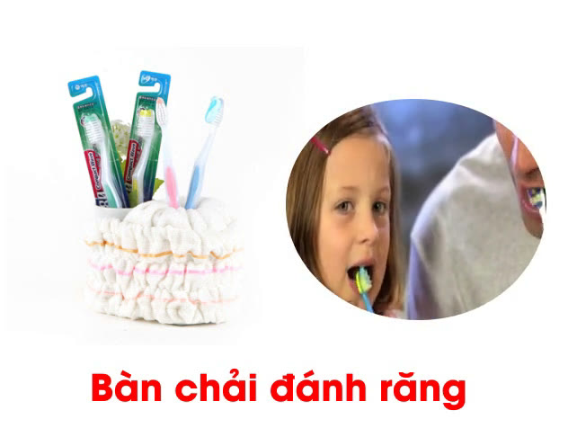 Giáo dục nhận thức- Khám phá khoa học- Đồ vật-Đồ dùng-bàn chải đánh răng