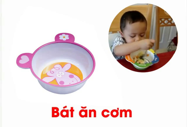 Giáo dục nhận thức- Khám phá khoa học- Đồ vật-Đồ dùng-Bát ăn cơm