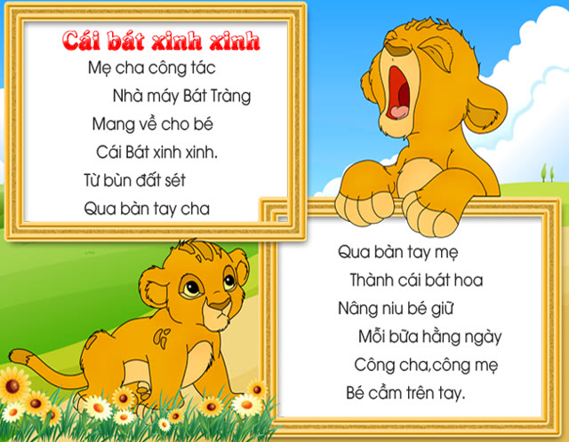 Ngôn ngữ-Giọng đọc-Thơ-Chị Nhung-cái bát xinh xinh