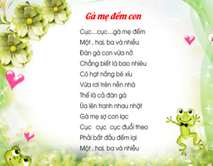 Gà mẹ đếm con