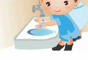 Rửa tay sau khi vệ sinh