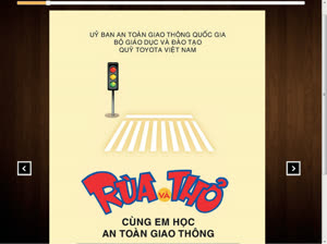 Rùa và thỏ học an toàn giao thông