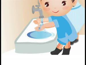 Rửa tay sau khi vệ sinh