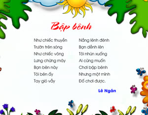 Ngôn ngữ-Giọng đọc-Thơ-Chị Nhung-bập bênh