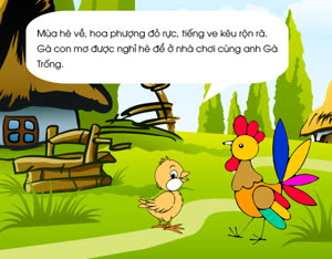 Gà con không vâng lời mẹ (truyện tranh có lời đọc)
