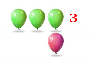 Gộp và đếm trong phạm vi 4 (3 + 1)