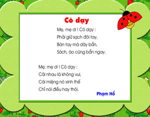 Ngôn ngữ-Giọng đọc-Thơ-Chị Nhung-cỏ dây