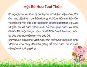 Bộ tranh ảnh: Một bó hoa tươi thắm