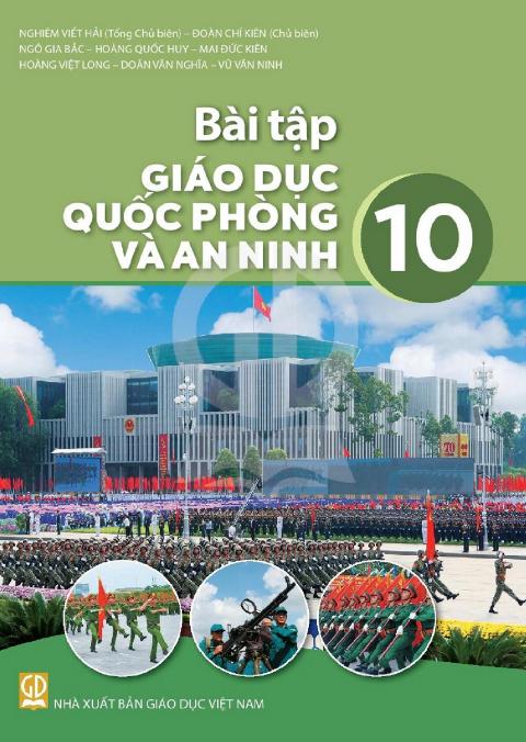 Sách bài tập Giáo dục quốc phòng và an ninh 10